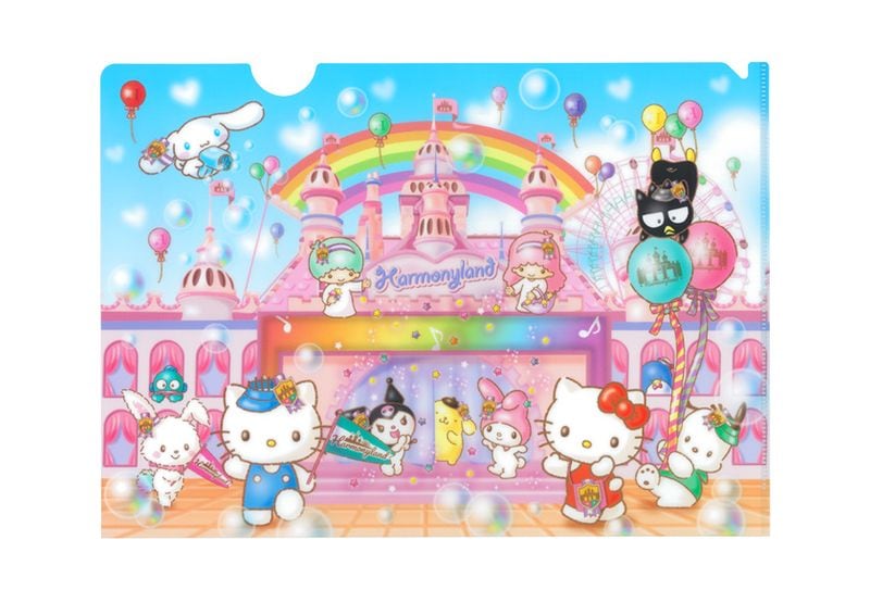 Harmonyland 2025 Sanrio Character A4 Clear File