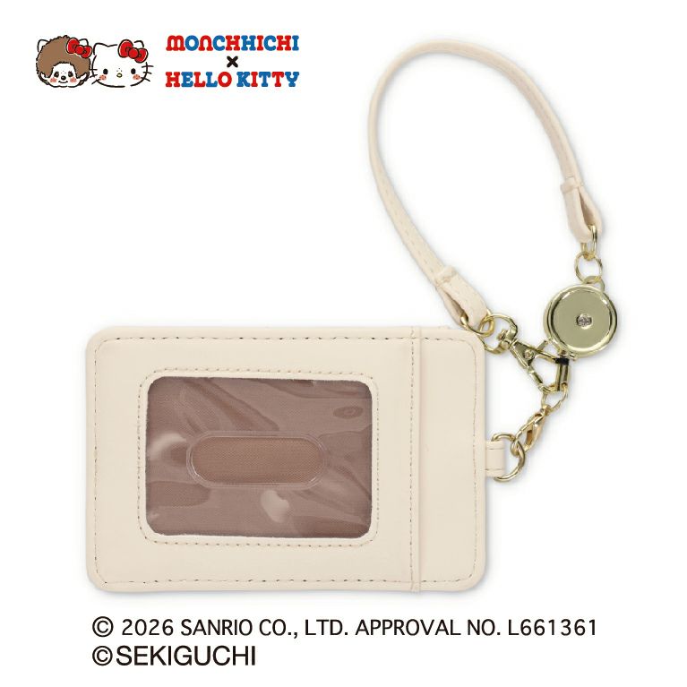 Monchhichi x Hello Kitty 50th Anniversary Pass Case