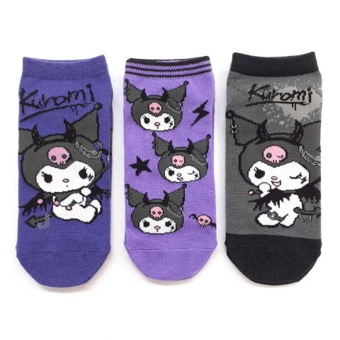 Kuromi Devil Socks Set 3