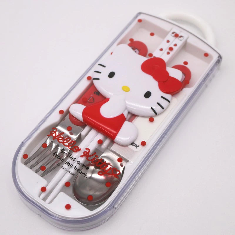 Hello Kitty 3D Utensil Set