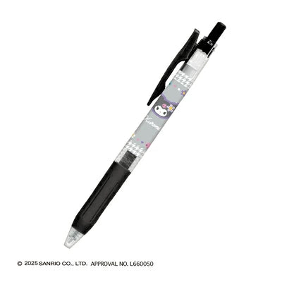 Kuromi SARASA Clip Knock-Style Gel Ballpoint Pen
