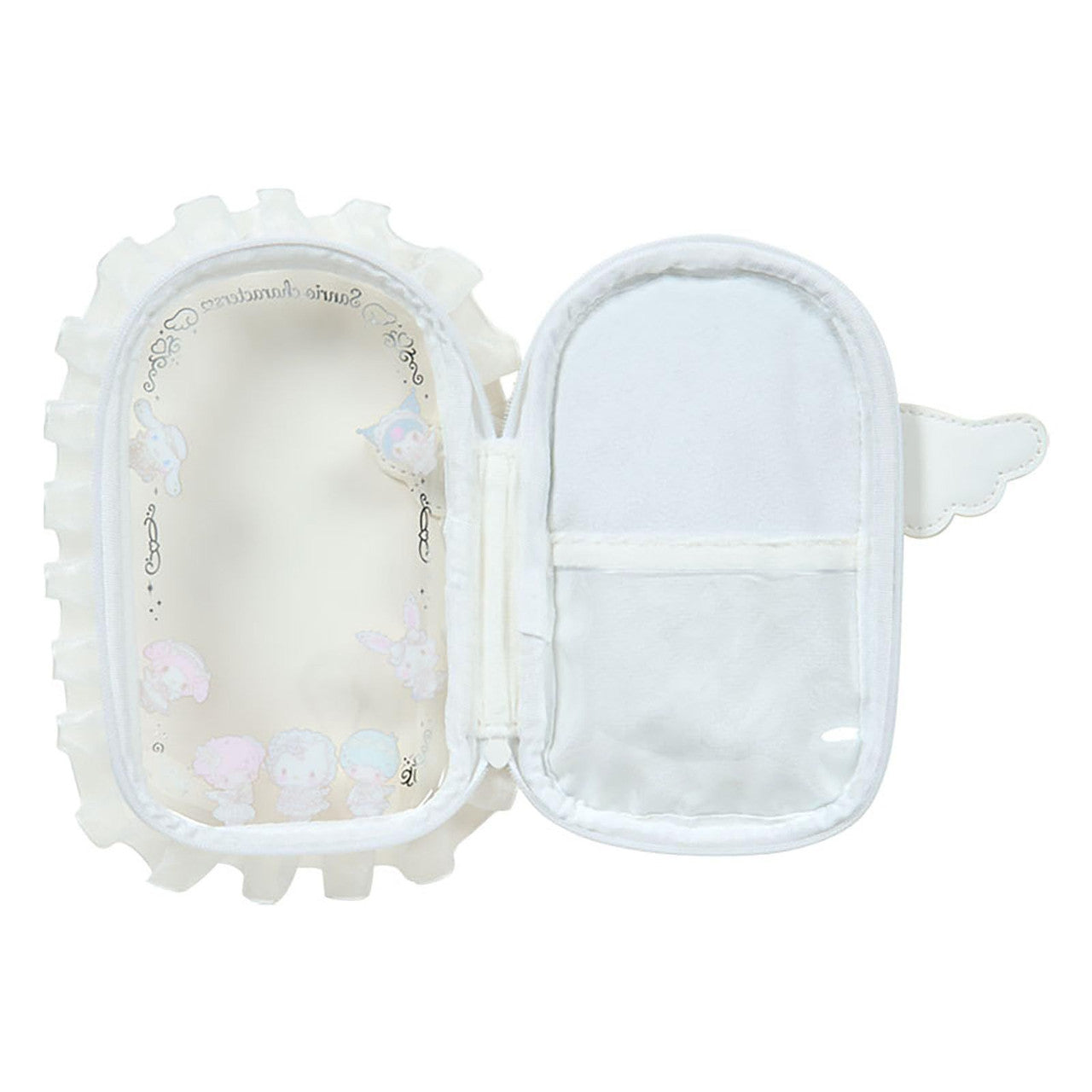 Sanrio Characters Enjoy Idol "Pure White Angel" Ita Pouch Keychain