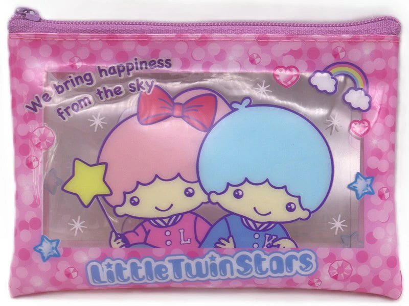 Little Twin Star Heart Pounding Clear Pouch