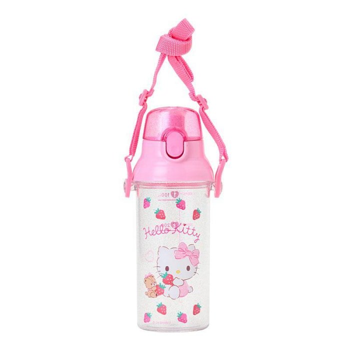Hello Kitty Water Bottle w/ Strap