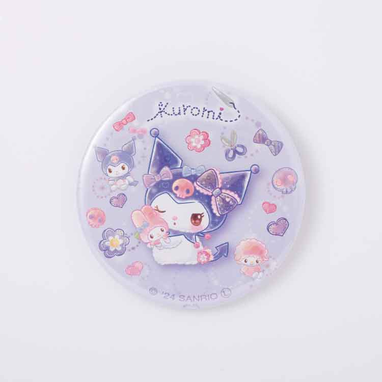 Kuromi "Kira Kira Doll" Tin Badge