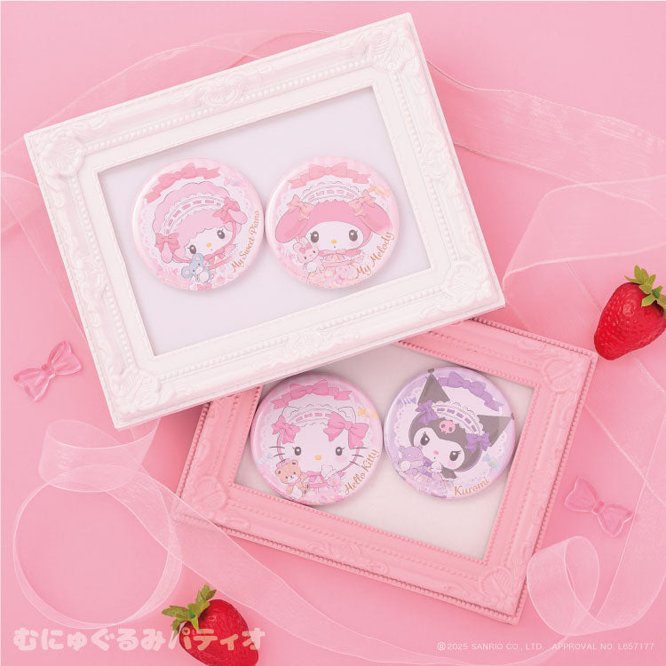 Kuromi "Romantic Sweets" Tin Badge