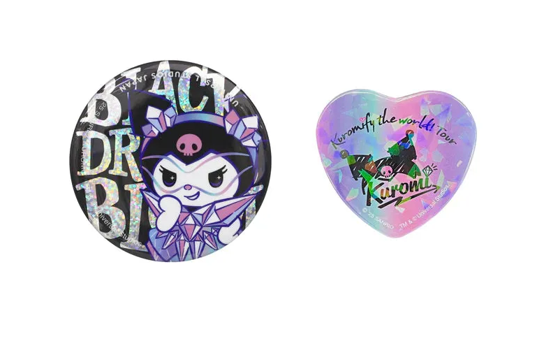 Universal Studios Japan Kuromi Lanyard and Badge Set