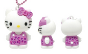 Hello Kitty Pink Leopard 3D Keychain