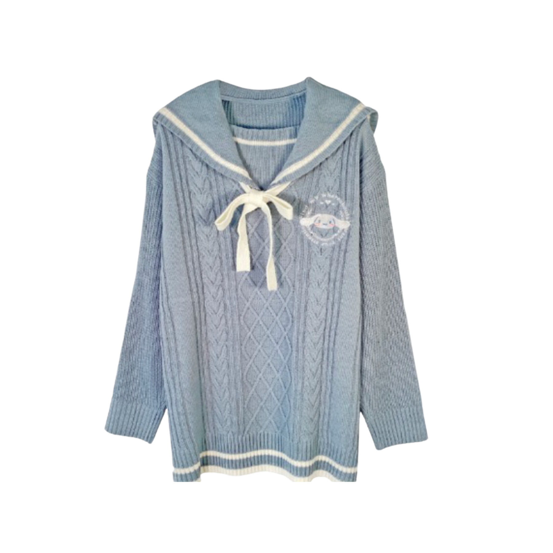 Cinnamoroll Knitted Tie Sweater