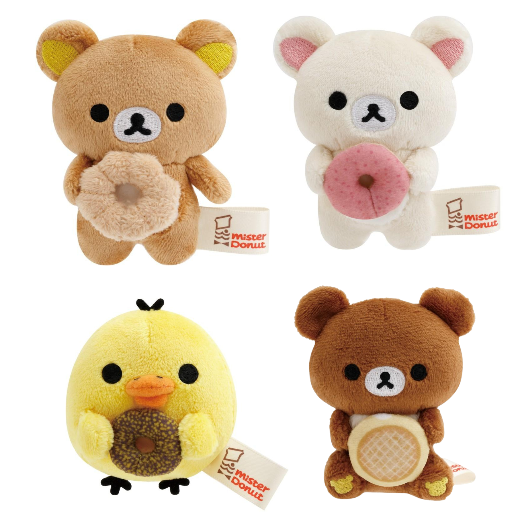 Rilakkuma x Mister Donut Tenori Plush