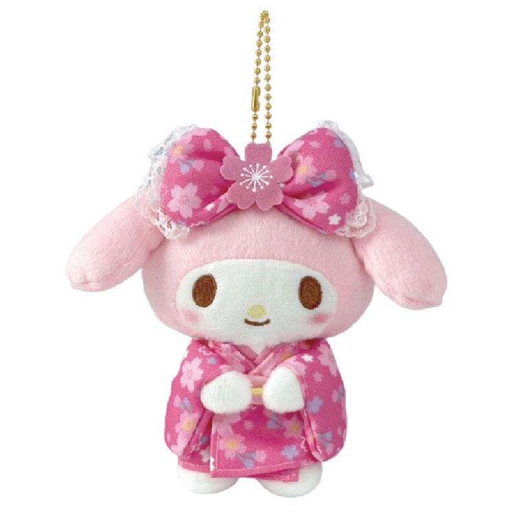 My Melody Sakura Kimono Plush Mascot