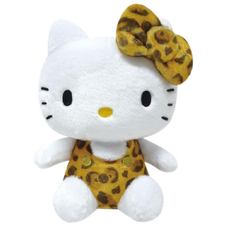 Leopard Hello Kitty Plush [Brown] – Charms LOL