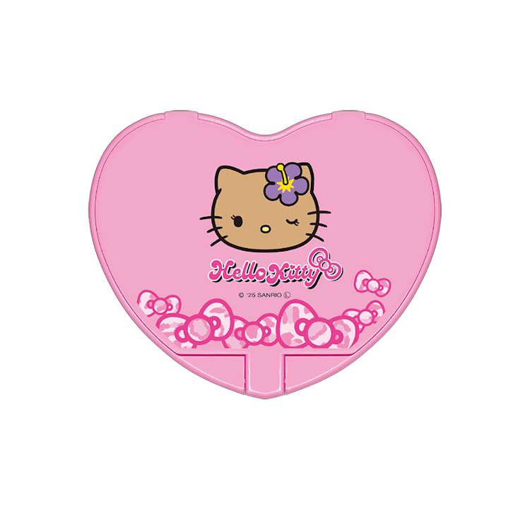 Tan Hello Kitty Heart Compact Mirror