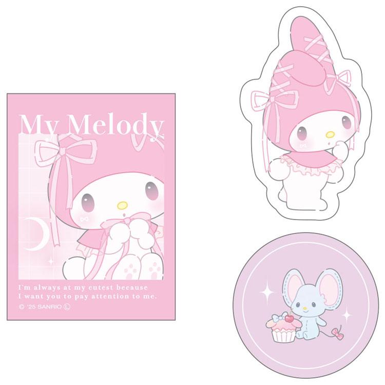 My Melody Ballet Core Clear Matte Sticker Set