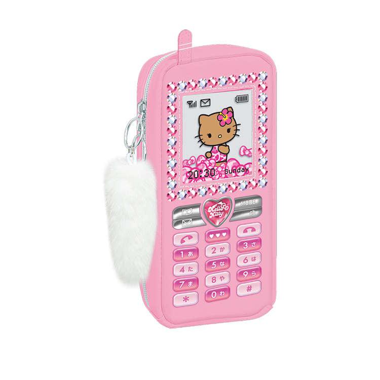 Hello Kitty Flip Phone-Style Pen Pouch
