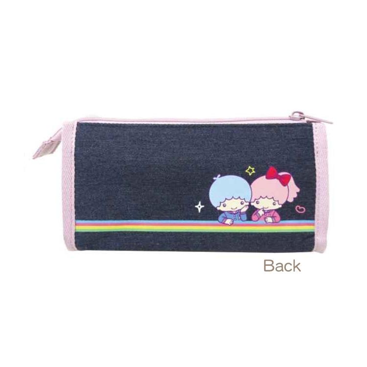 Little Twin Stars Heart Pounding Retro Denim Pouch