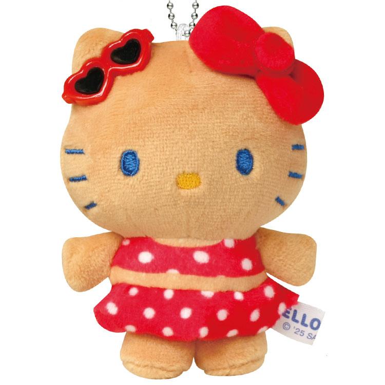 Tan Hello Kitty Night Party Plush Mascot