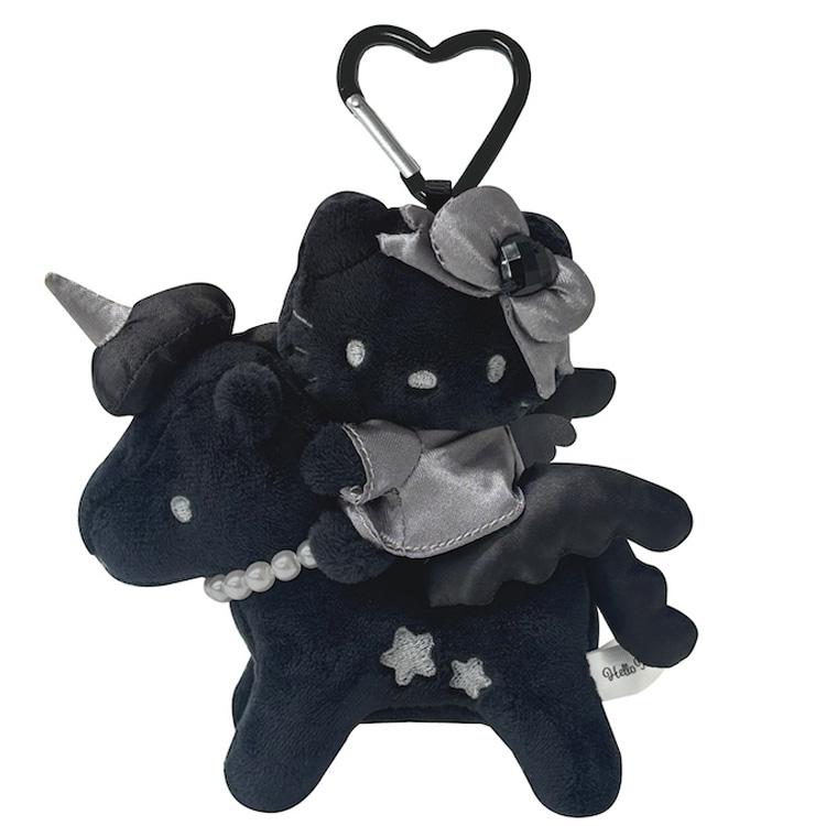 Hello Kitty Pegasus Black Plush Mascot – CharmsLOL