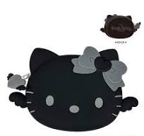 Hello Kitty Black Angel Silicone Pouch