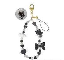 Hello Kitty Black Angel Beaded Strap
