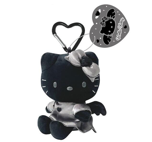 Hello Kitty Black Angel Plush Mascot