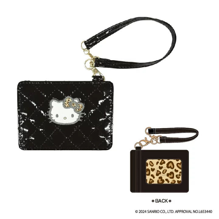 Hello Kitty "Gogo Gal" Quilted Pass Case