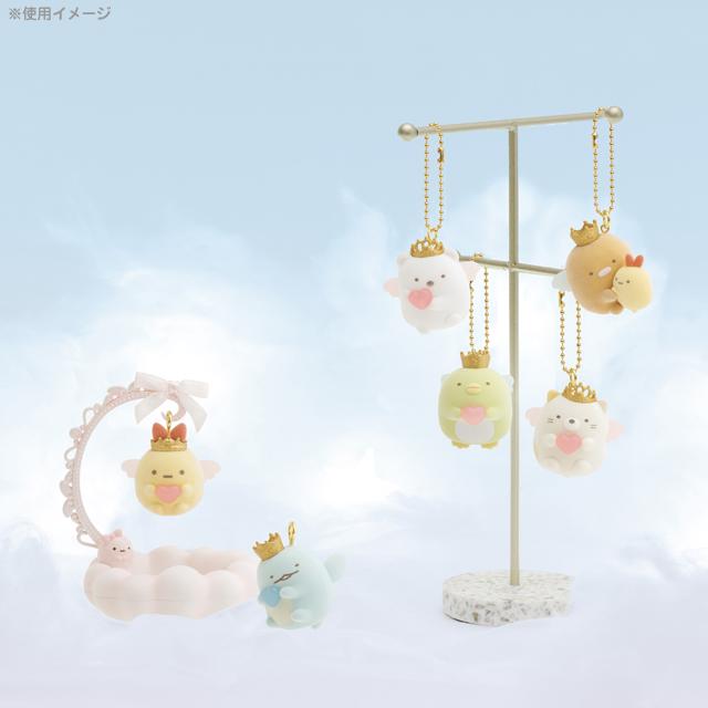 Neko "Angel Sumikko" Mascot Keychain