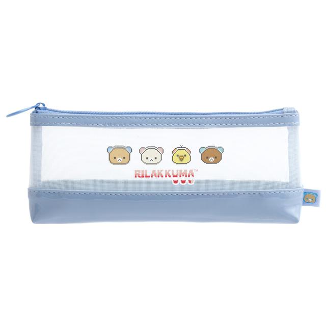 Rilakkuma Pixel Art Mesh Pen Case
