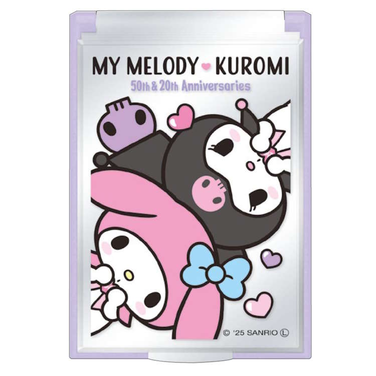 My Melody & Kuromi Happy Anniversary Portable Mirror