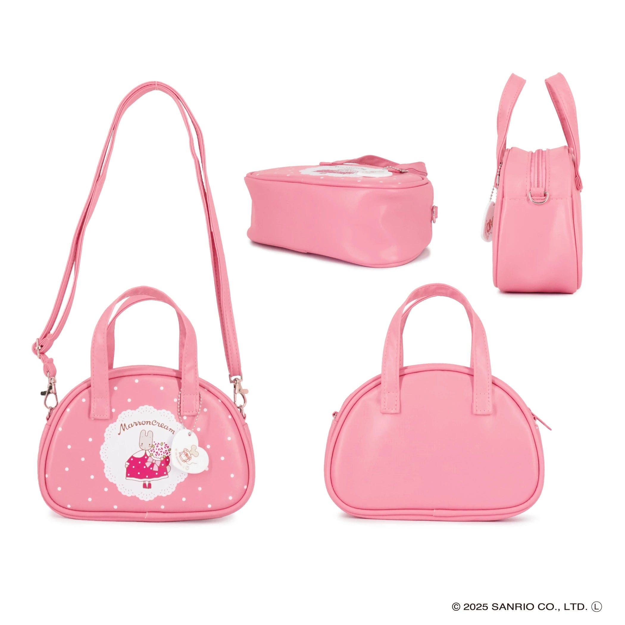 Marroncream Retro Mini Boston Shoulder Bag