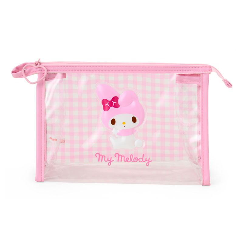 My Melody Clear Checked Pouch – Charms LOL