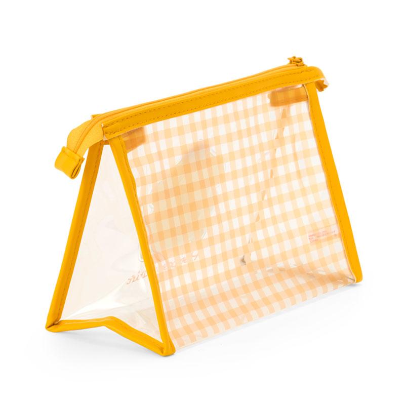 PomPomPurin Clear Checked Pouch