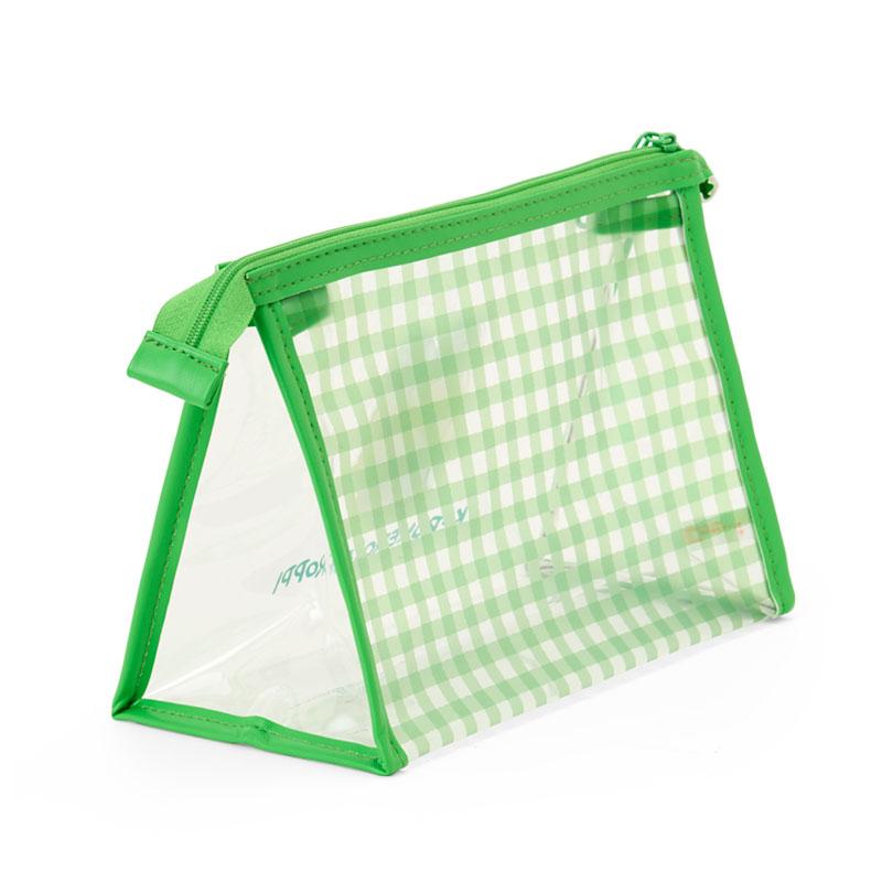 Kero Kero Keroppi Clear Checked Pouch
