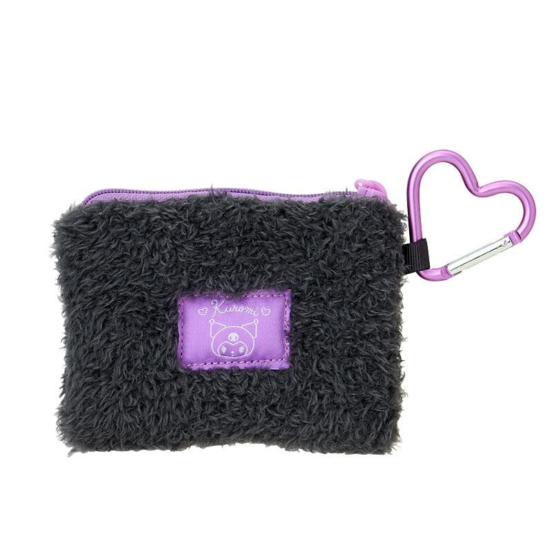 Kuromi Heart Carabiner Mini Pouch