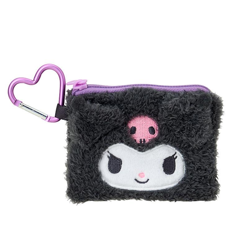 Kuromi Heart Carabiner Mini Pouch