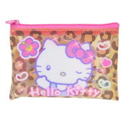 Hello Kitty Leopard Heart Pounding Clear Pouch