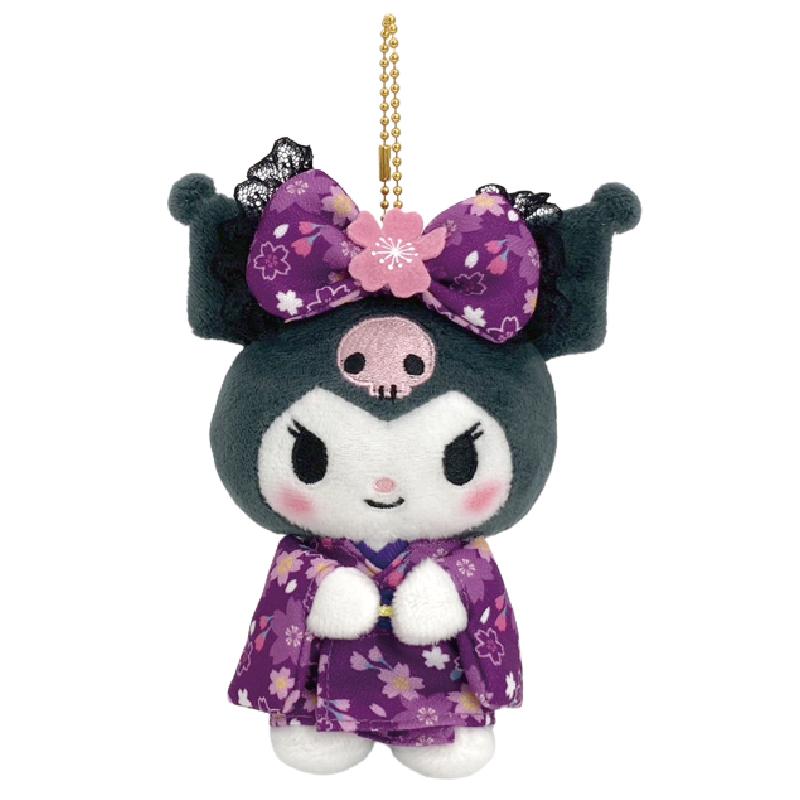 Kuromi Sakura Kimono Plush Mascot