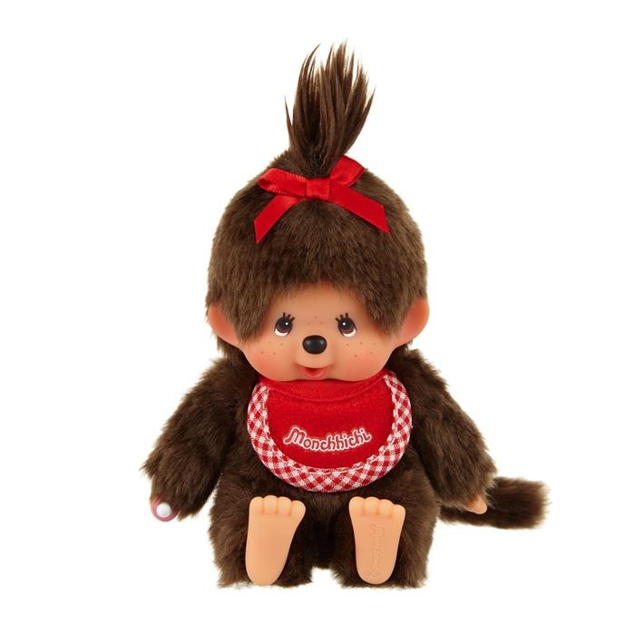 Monchhichi Standard Girl Sitting Small Plush – Charms LOL