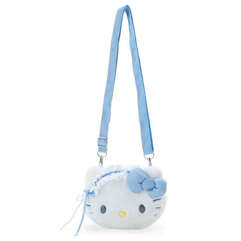 Hello Kitty Light Blue Days Plush Crossbody Bag