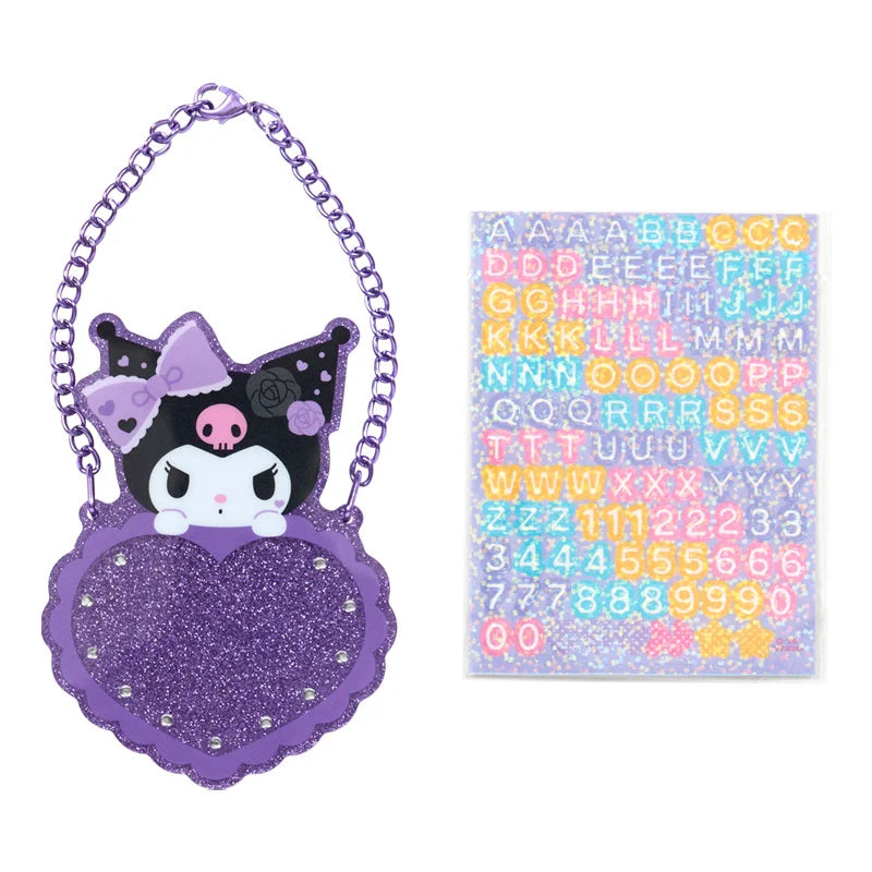 "Gakuen Kirameki Festival" Kuromi Custom Heart Keychain