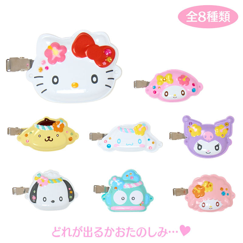 Sanrio Characters "Summer Festival!" Hair Clip Blind Box