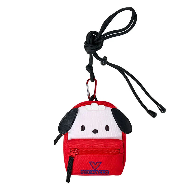 Pochacco "Hapidanbui 5th Anniversary! All Together" Mini Backpack Pouch