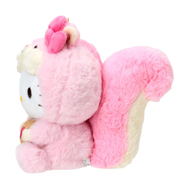 Hello Kitty Fluffy Squirrel Plush