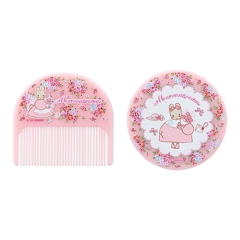 Marroncream "Fashion Show" Mirror & Comb Set