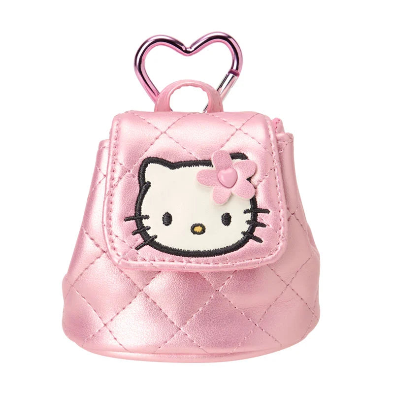 hello kitty mini backpack keychain Hello Kitty Pink Quilt Mini Backpack Pouch