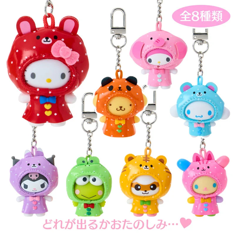 チャーム milchoco Sanrio Chibitomo Vol.4 Keychain Blind Box [Raincoat] – Charms LOL