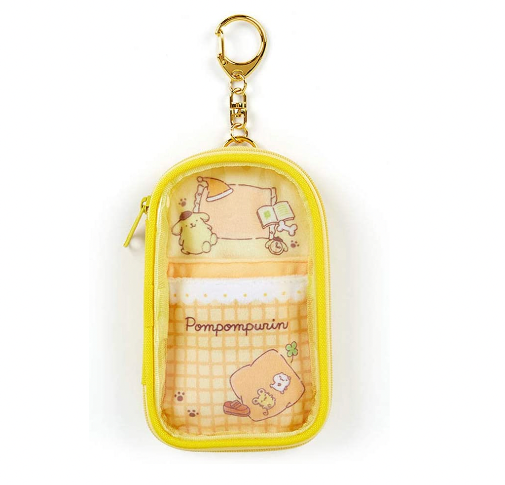 PomPomPurin Bed Ita Pouch Keychain
