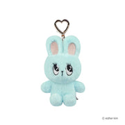 Esther Bunny Sitting Plush Mascot [Blue]
