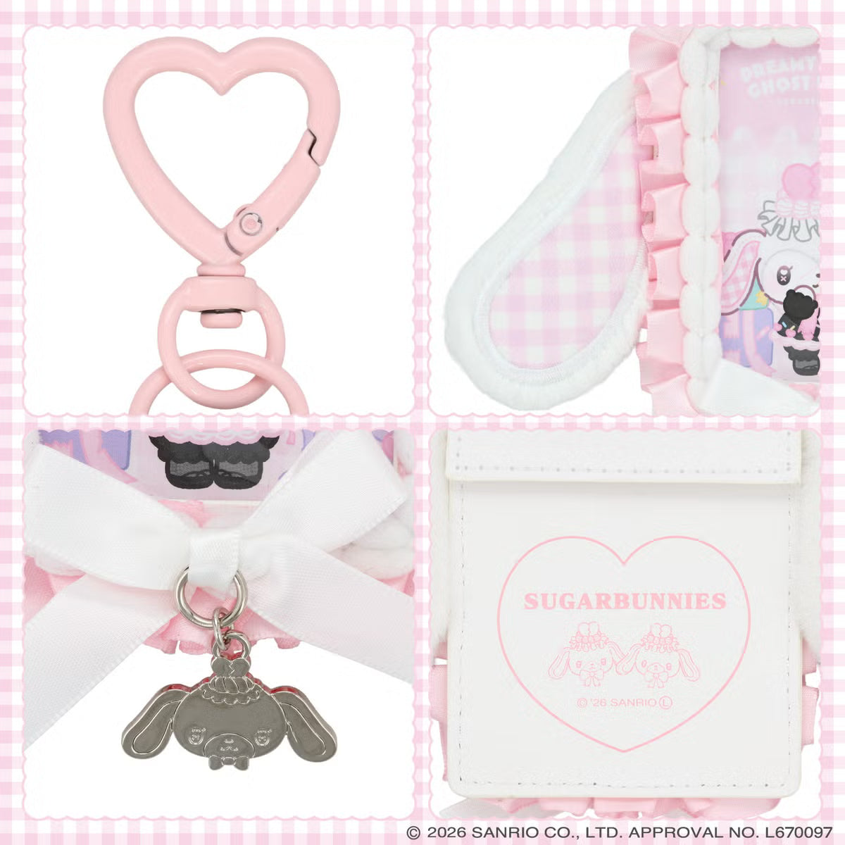 Sugarbunnies Shirousa "Dreamy Sweets Ghost House" Pass Case