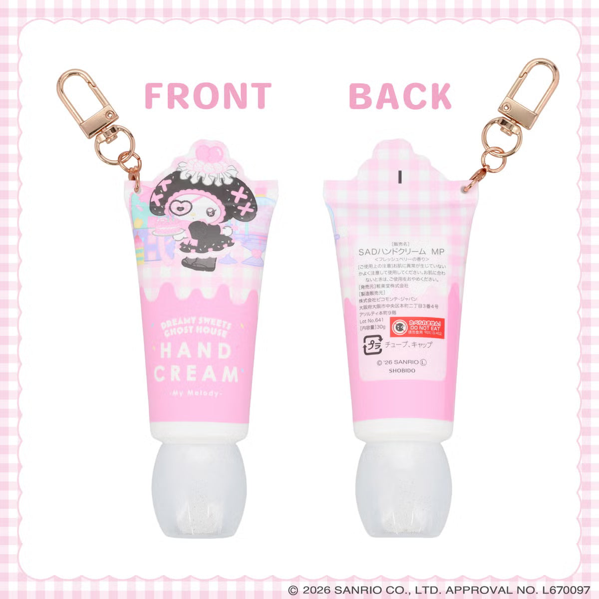 My Melody "Dreamy Sweets Ghost House" Hand Cream [Pink]